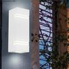 RGB LED Wandlampe, Aluminium weiß, H 25 cm Bild 4