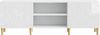 vidaXL TV-Schränk 150 x 31 x 50 cm Hochglanz Weiß Holzwerkstoff 895149 Bild 3