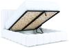 Polsterbett Doppelbett Set. 3 CARSON 120x200cm Stoff Catch Me Rosa Bild 2