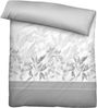 biberna Baumwoll-Satin Bettwäsche FLORAL, grau, 1x 135x200 cm + 1x 40x80 cm + 1x 80x80 cm Bild 2