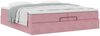 vidaXL Ottoman-Bett mit Matratzen Rosa 200x200 cm Samt 3311212 Bild 5