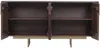 Vente-unique - DOLIYA Sideboard Holz, PlatteHolz, Platte BraunGold - B 40 cm x H 75 cm x L 160 cm Bild 4