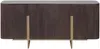 Vente-unique - DOLIYA Sideboard Holz, PlatteHolz, Platte BraunGold - B 40 cm x H 75 cm x L 160 cm Bild 2
