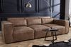 riess-ambiente 3-Sitzer BOSSA NOVA 260cm antik taupe, Einzelartikel 1 Teile, Wohnzimmer · Microfaser · inkl. Kissen · Modern Design Bild 3