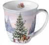 Ambiente Luxury Paper Products Becher Porzellan Mug Kollektion Planzen,Tiere - Herbst, Porzellan Tasse Tiere, Winter Schnee Tee/Kaffee Tasse Motive - Ideal Als Geschenk Bild 3