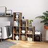 Vasagle Bücherregal bzw. Raumteiler mit 10 Würfel-Fächern, aus Holz, braun Bild 4