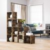 Vasagle Bücherregal bzw. Raumteiler mit 10 Würfel-Fächern, aus Holz, braun Bild 2