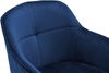 Armlehnstuhl >Emma/Edith< (2er-Set) in blau - 59x82x62 (BxHxT) Bild 3