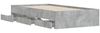 vidaXL Bettgestell mit Schubladen Betongrau 90x190 cm Holzwerkstoff 3207325 Bild 5