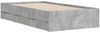 vidaXL Bettgestell mit Schubladen Betongrau 90x190 cm Holzwerkstoff 3207325 Bild 4