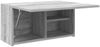 vidaXL Bad-Wandschrank Grau Sonoma 60x25x30 cm Holzwerkstoff 860063 Bild 5