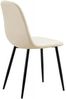 Esszimmerstuhl Baxter Samt (Farbe: creme) Bild 5