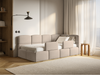 Selsey 'Cloudy' Kinderbett 120x200, Kopfteil rechts, Matratze & Bettkasten, Chenille Beige Bild 3