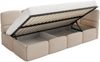 Selsey 'Cloudy' Kinderbett 120x200, Kopfteil rechts, Matratze & Bettkasten, Chenille Beige Bild 4