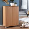 Wohnling Design Schuhschrank TANJA modern Holz 12 Paar Schuhe 4 Fächer 2 Türen Bild 3