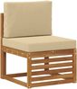 vidaXL Ecksofa Set mit Kissen 6 pcs Natur und Beige 3375078 Bild 4