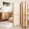 vidaXL 4-tlg. Raumteiler Cremeweiß 280x180 cm 319184 Bild 4