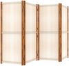 vidaXL 4-tlg. Raumteiler Cremeweiß 280x180 cm 319184 Bild 2