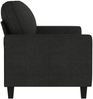 vidaXL 2-Sitzer-Sofa Schwarz 140 cm Stoff 359167 Bild 4