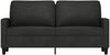 vidaXL 2-Sitzer-Sofa Schwarz 140 cm Stoff 359167 Bild 3