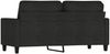 vidaXL 2-Sitzer-Sofa Schwarz 140 cm Stoff 359167 Bild 5
