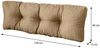 sunnypillow Rückenkissen Palettenkissen gesteppt Rückenkissen 120 x 40 x 15 cm, Sandfarben Bild 3