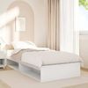 vidaXL Tagesbett ohne Matratze Weiß 90x190 cm Massivholz Kiefer 859248 Bild 4