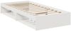 vidaXL Tagesbett ohne Matratze Weiß 90x190 cm Massivholz Kiefer 859248 Bild 3