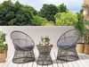 Bistro Set mit Kissen MESYNA Taupe Bild 3