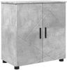 vidaXL Badezimmermöbel-Set 4 pcs Beton Grau Holzwerkstoff & Metall 3392976 Bild 4