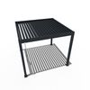 Weide Classic | Pergola Aluminium freistehend | 3 x 3 M | Lamellendach anthrazit Bild 2