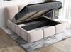 Polsterbett STAR 90x200 ohne Matratze mit Bettkasten und Lattenrost. Farbe: Flamingo 14 Bild 5