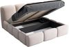 Polsterbett STAR 90x200 ohne Matratze mit Bettkasten und Lattenrost. Farbe: Flamingo 14 Bild 4