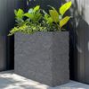 Pflanzgefäß The Rock Pflanzkasten Blumenkasten 33x83x73 cm Steinoptik Grau Bild 3