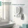 Relaxdays Kosmetikspiegel mit Beleuchtung Wand Bild 2