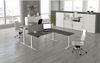 Kerkmann Move 3 Schreibtisch- Stehtisch 2000 x1000 mm mit Anbautisch 1600 x 800 mm elektrisch höhenverstellbar 720 - 1200 cm Mit Memory-Funkton - 4 Höhen speicherbar Grafit Bild 3