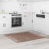 vidaXL Anti-Rutsch Shaggy Teppich Braun 120 x 120 cm PP 4019791 Bild 2