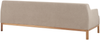 beliani 'SOSJO' 3-Stizer-Sofa, Stoff beige, Mittig, 219 x 83 x 74 cm Bild 5