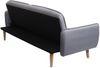 Schlafsofa HWC-J18, Couch Klappsofa Gästebett Bettsofa, Schlaffunktion Stoff/Textil 185cm ~ grau Bild 5