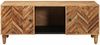 vidaXL Couchtisch Braun 100 x 54 x 40 cm Massivholz Mango 4018928 Bild 3