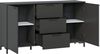Kommode Alternative Sideboard 151x40x84cm kosmos anthrazit 2 türig Bild 2