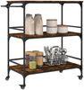 vidaXL Küchenwagen Räuchereiche 100,5x50x105 cm Holzwerkstoff 842333 Bild 5