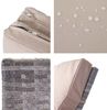 Sonnenliege HWC-D80, Gartenliege Relaxliege Liege, Poly-Rattan ~ grau, Kissen beige Bild 3