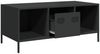 vidaXL Couchtisch Schwarz 101,5x50x43,5 cm Kaltgewalzter Stahl 851274 Bild 5