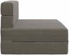 vidaXL Klappsofa Bett Hellgrau 70 x 80 x 60 cm Stoff 900097 Bild 4