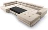 AX LIVING Arborio XL Wohnlandschaft XXL U Form Eckcouch in Beige L Bild 3