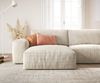 Wohnlandschaft Lanzo XL 360x260 cm Cord Beige Recamiere variabel Bild 5