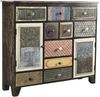Sideboard IVAR - Holz Mehrfarbig 111 x 125 x 35 cm | Schrank Flur Schlafzimmer Kommode Bild 4