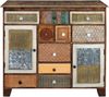 Sideboard IVAR - Holz Mehrfarbig 111 x 125 x 35 cm | Schrank Flur Schlafzimmer Kommode Bild 2