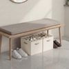 SONGMICS Schuh-Organizer, 2er Set, jeder für bis zu 16 Paar Schuhe, platzsparend, stapelbar, Kleiderschrank, beige Bild 2